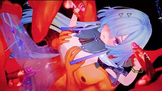 Wuthering Waves - I saw the semen inside Professor Mornye's stomach part 2