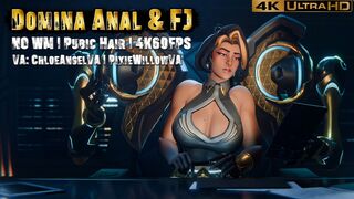 Domina Anal & FJ [NO WM][Pubic Hair][4K60FPS]
