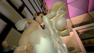 Rosalina with her favorite short plumber [SFM]