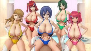 [MMD]DOLPHIN WAVE - Bakunyu Sentai Pairanger