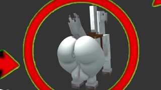 Minecraft horse rimjob