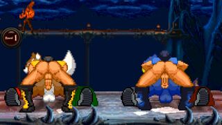 MUGEN#35: Scorpion & Sub-Zero Fucks Fox McCloud & Falco Lombardi