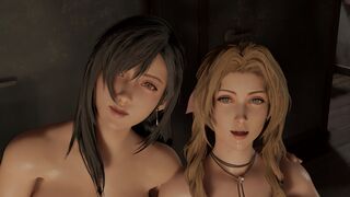 Tifa fucks Aerith in her apartment. True Facials