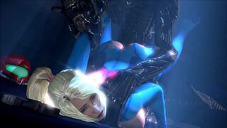 Xenomorph Fucks Samus [Ambrosine]