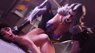 BlackCat fuck Femboy (Marvel Rivals)
