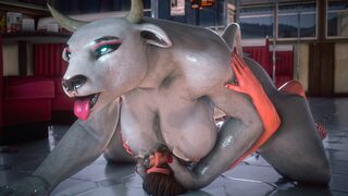 The Ashville Anomaly – Massive Gray Cow Monster Brutally Ravages A Former Soldier