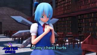 Cirno reads a book