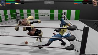 HR2 Furry : Lucario vs Lopunny