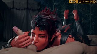 Karlach Sucking [NO WM][Clothed][4K60FPS]