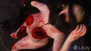[Guro]Ashley x Werewolves Bad End