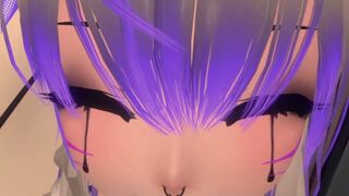 Neko got fucked hard and creampied on a public train by a stranger