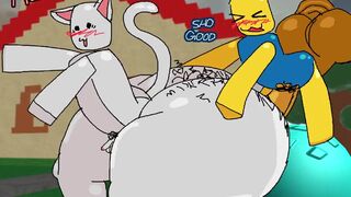 ROBLOX femboy cat fucked by noob