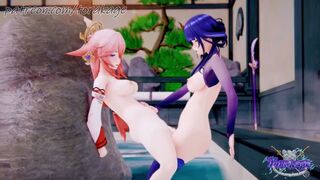 [Teaser] Raiden Ei x Yae Miko
