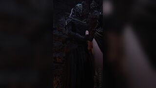 Yuria of Londor giving a handjob