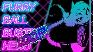 Furry BallBusting Hero LOOP