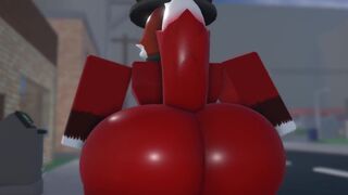 Fancy Fox twerking/shaking ass (Muitetul)