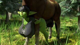 Horse fucking Goblin Girl [MT Klaus]
