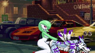 MUGEN Gardevoir fucks WereGarurumon