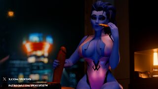 Widowmaker gives a Delivery Boy a Tip (NoitNS)
