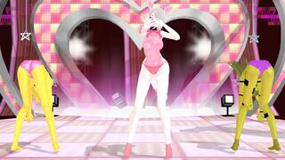 R18 MMD FNIA Mangle, Chica & Spring Bonnie DISTURBIA