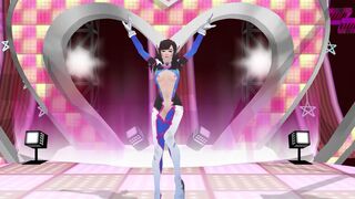 R18 MMD D.Va Like A Cat
