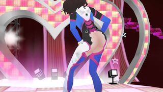 R18 MMD D.Va Wiggle Wiggle