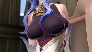 Ganyu Clothed sex