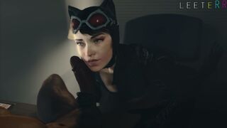 [LeeteRR] Catwoman Cock Slap (Black)