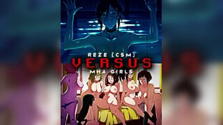 Reze vs MHA Girls