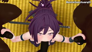 Yuzuriha Double Penetration Gangbang — Hell's Paradise