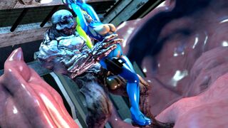 Hell Knight Fucks Samus [KaminaKirei]