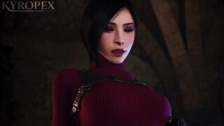 Ada gives Leon that special greeting