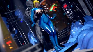 Walrider And Samus [KaminaKirei] [NO SOUND]
