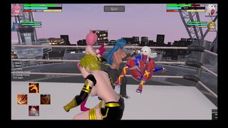 TEAM ARENA: Lucy and Lydia VS Kijo and Bumble (tag tournament semi finals)