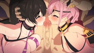 (Sound Edit) Totoro-On - Yume and Kana's Double Blowjob