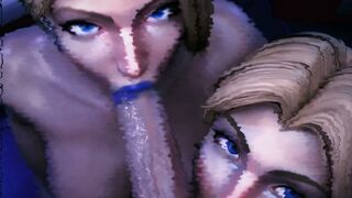 Sue Storm X Emma Frost NSFW edit