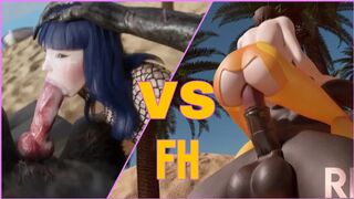 Horse vs Wolf! FAP HERO | T0RTELLIN0
