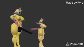 Yatta masturbating over her own model