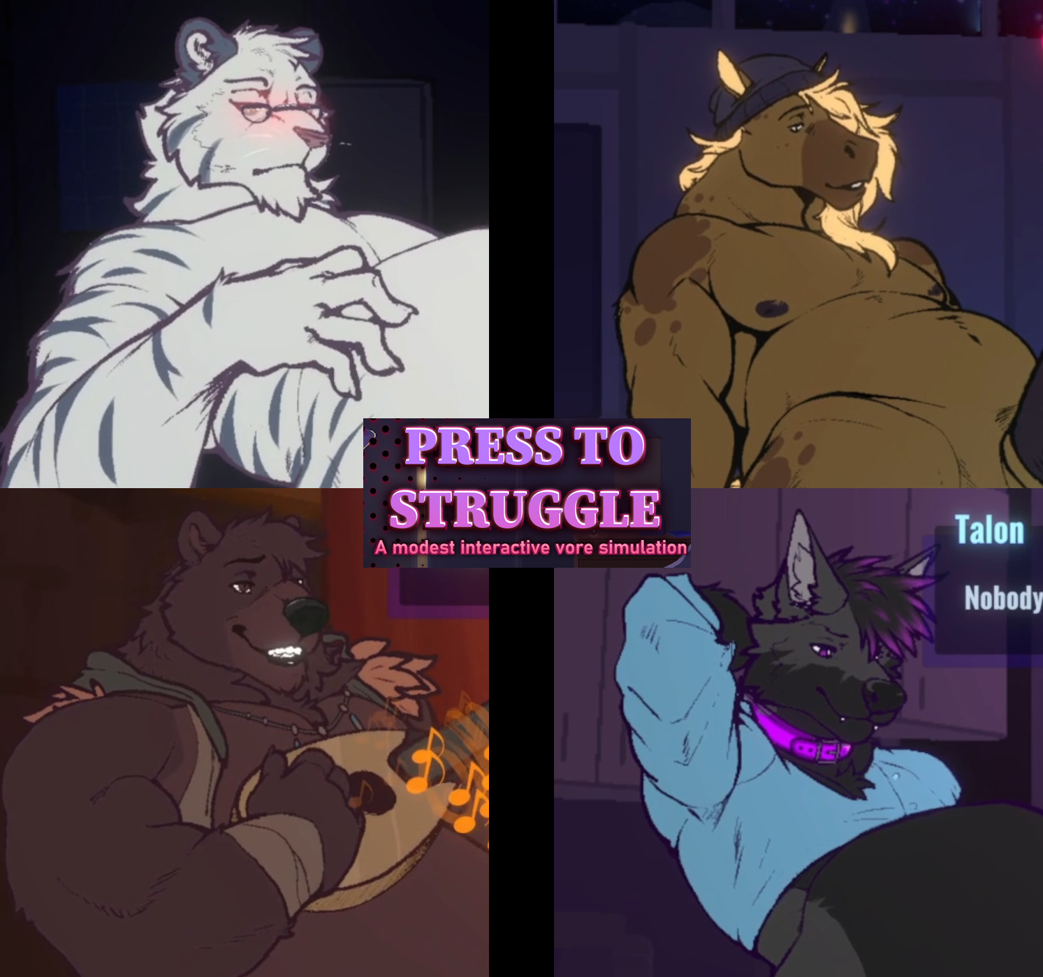 [VORE] Press to Struggle GAMEPLAY PART 1 
