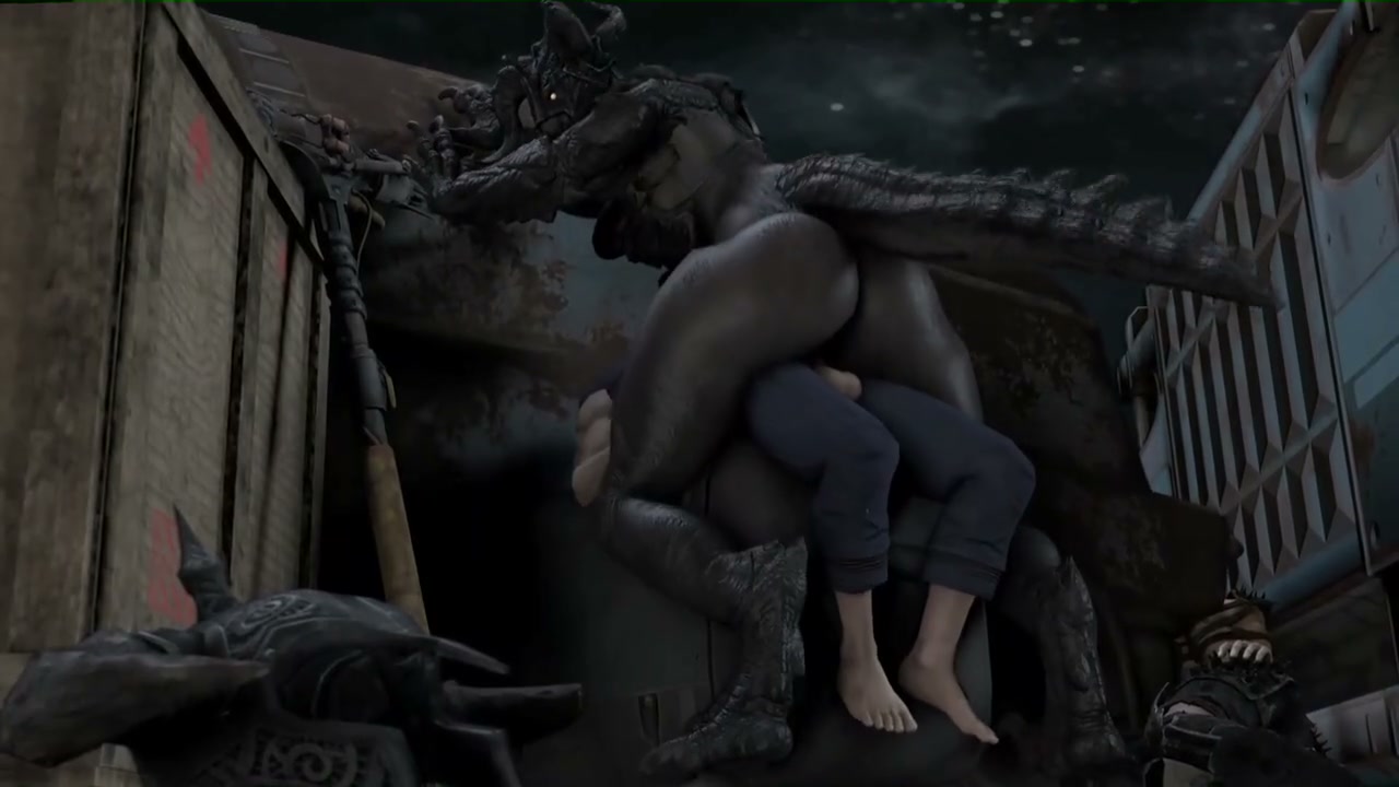DeathClaw riding penis (White-Crow) 