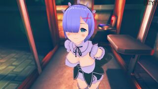 Rem (Re:Zero) - Rem takes you to a private place