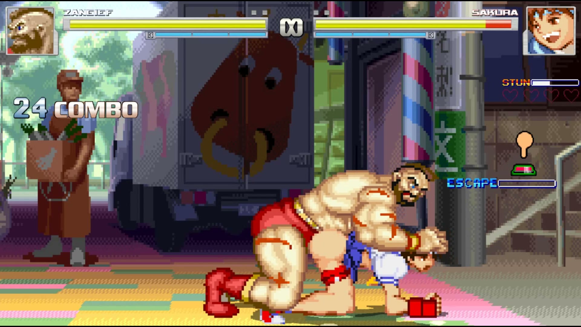 Zangief VS Sakura 