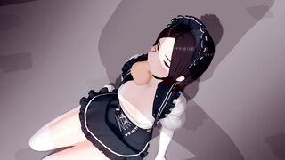 Android maid facefucked