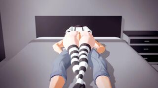 Android maid thighjob