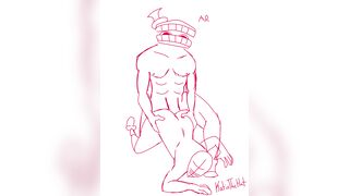 Caine TADC Sketch Animated Cumshot
