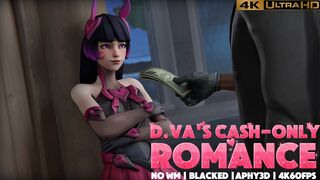 D.Va's Cash-Only Romance [NO WM][Blacked][Aphy3D][4K60FPS]