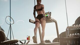 Lara Treadmill [Kisxsfm] (4K60FPS)