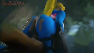 Samus Bouncing on Big K-9 Cock - Sumthindifrnt