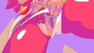 Amy showing Pussy [Blobelian]