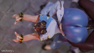 Chun Li Kikoken Backshots BLACK